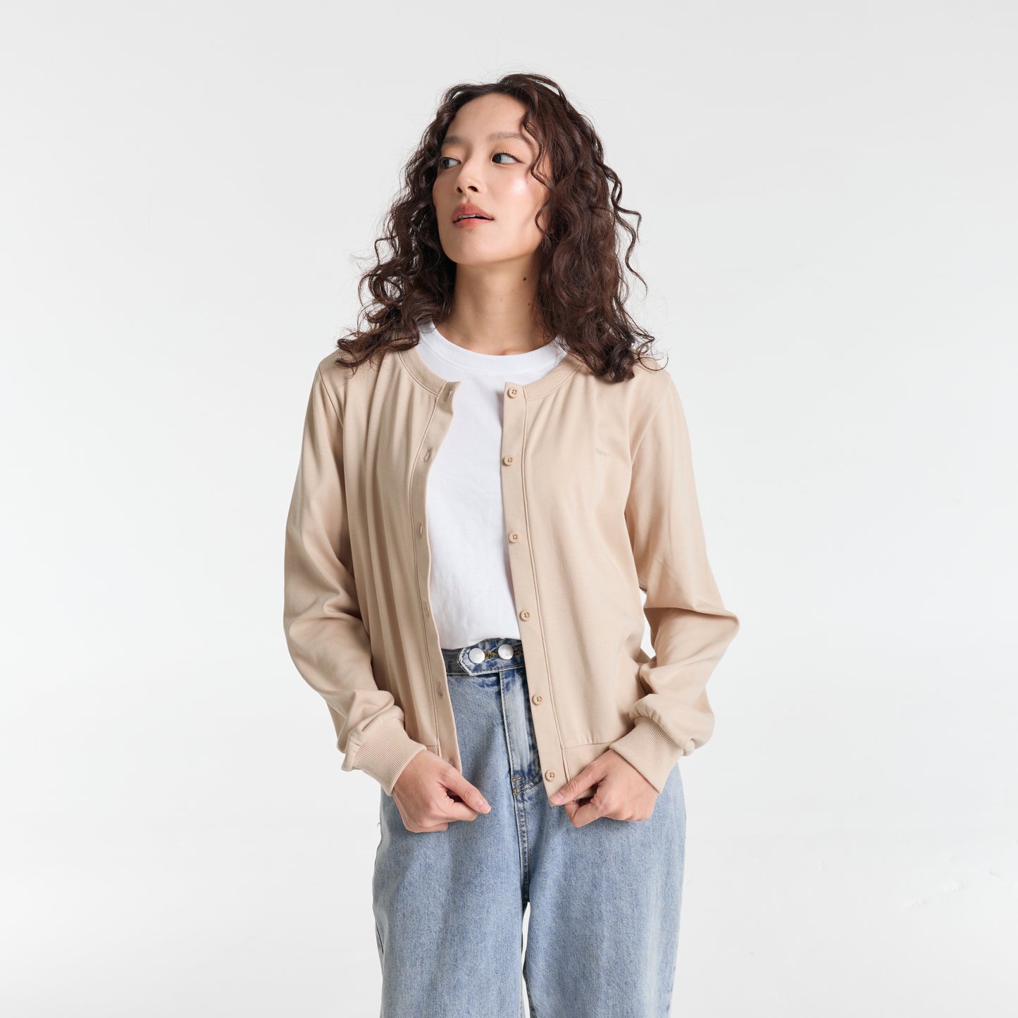 Cardigan Women_Blush beige