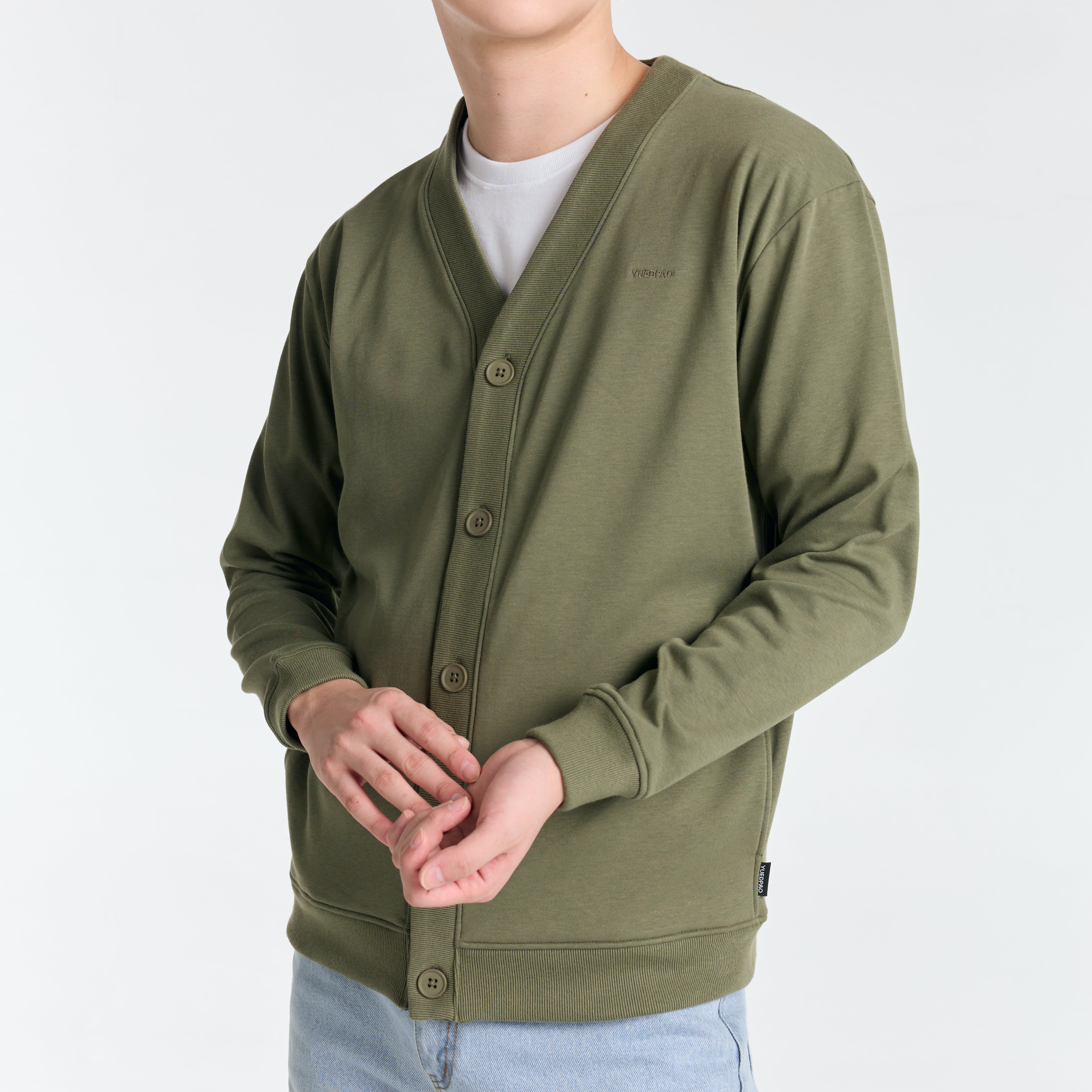 Cardigan Yuedpao_Mountain green