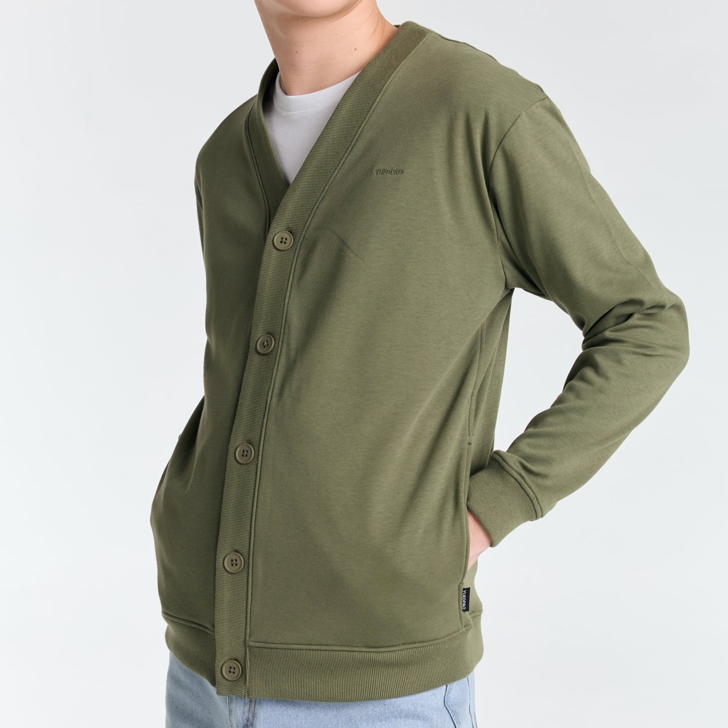 Cardigan Yuedpao_Mountain green