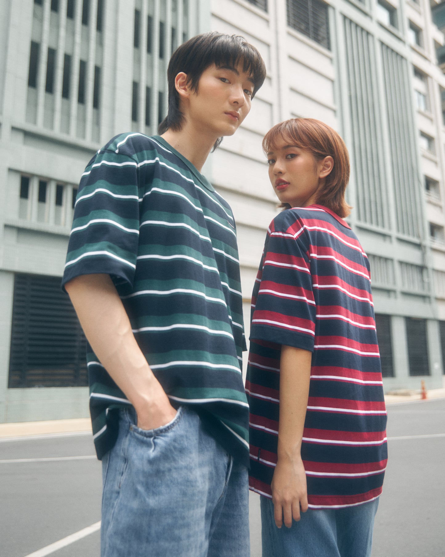 Oversize Signature Striped