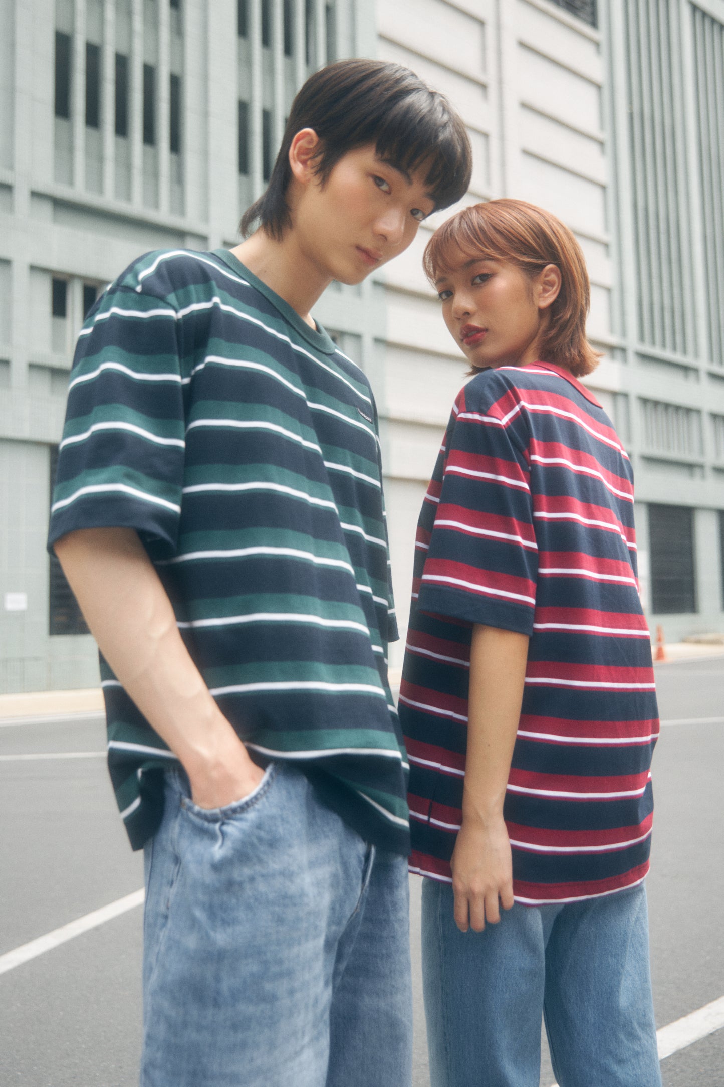 Oversize Signature Striped