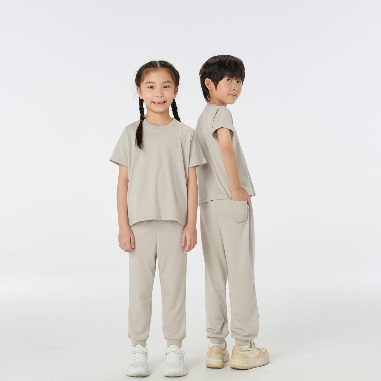 โคตรนุ่ม Kids_Set สี White Malt