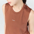 Ultra flow sleeveless crop sport_Warm Brown