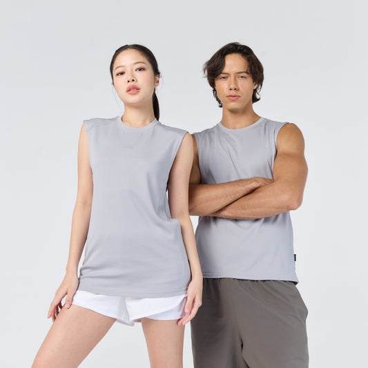Ultra flow sleeveless sports_Light Grey