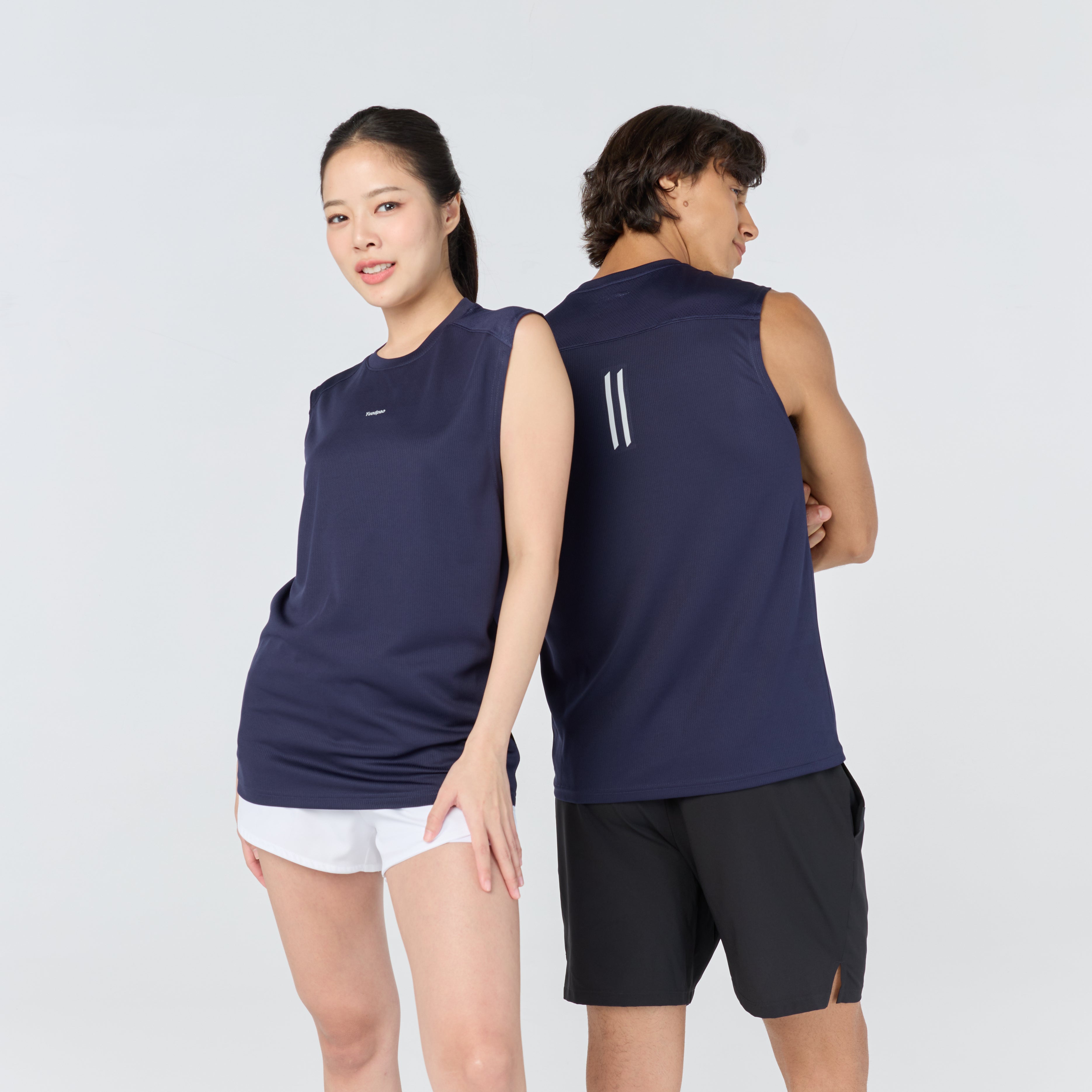 Ultra flow sleeveless sports_Navy Blue