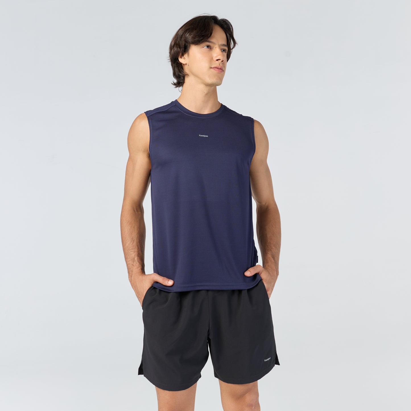 Ultra flow sleeveless sports_Navy Blue