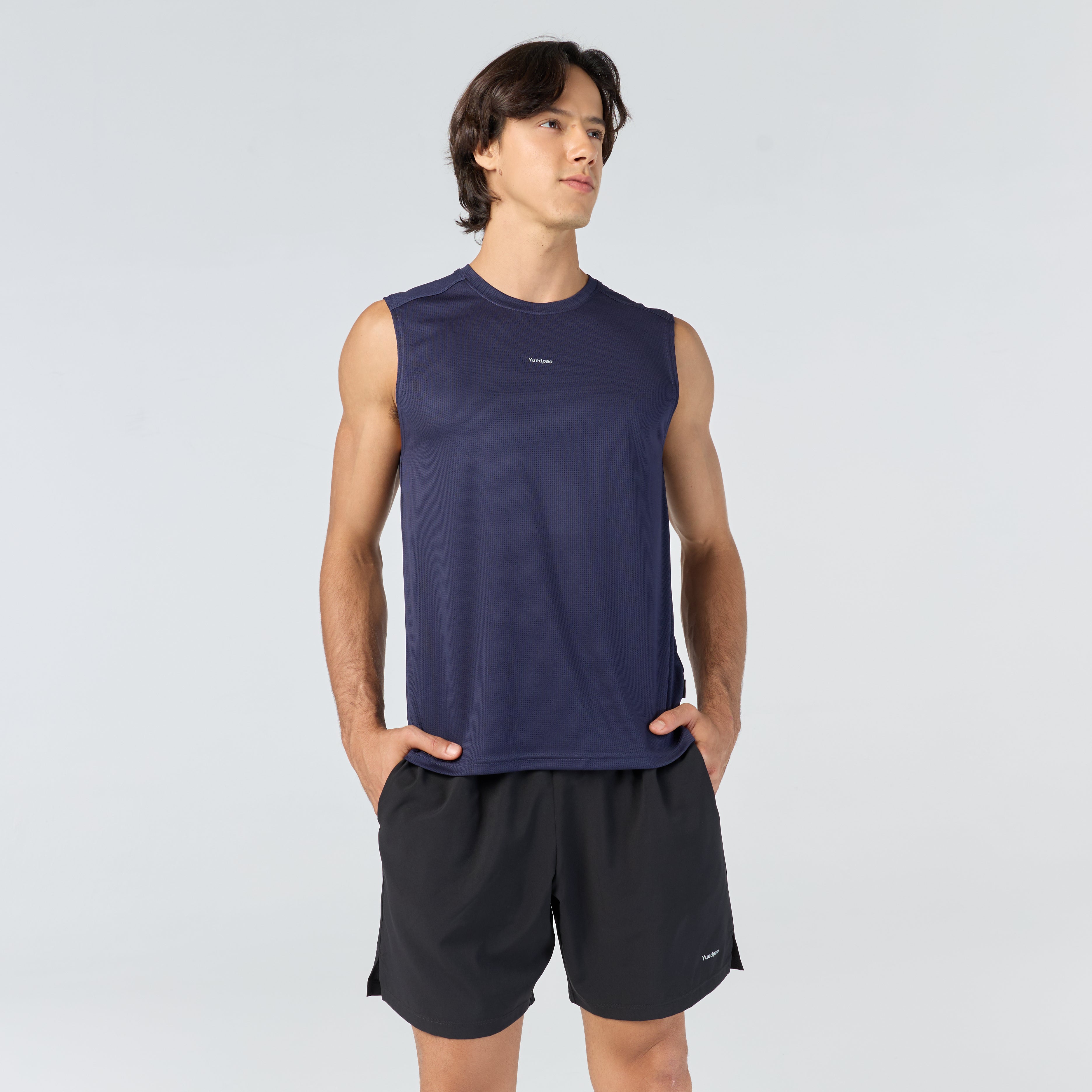 Ultra flow sleeveless sports_Navy Blue