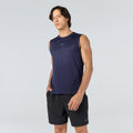 Ultra flow sleeveless sports_Navy Blue