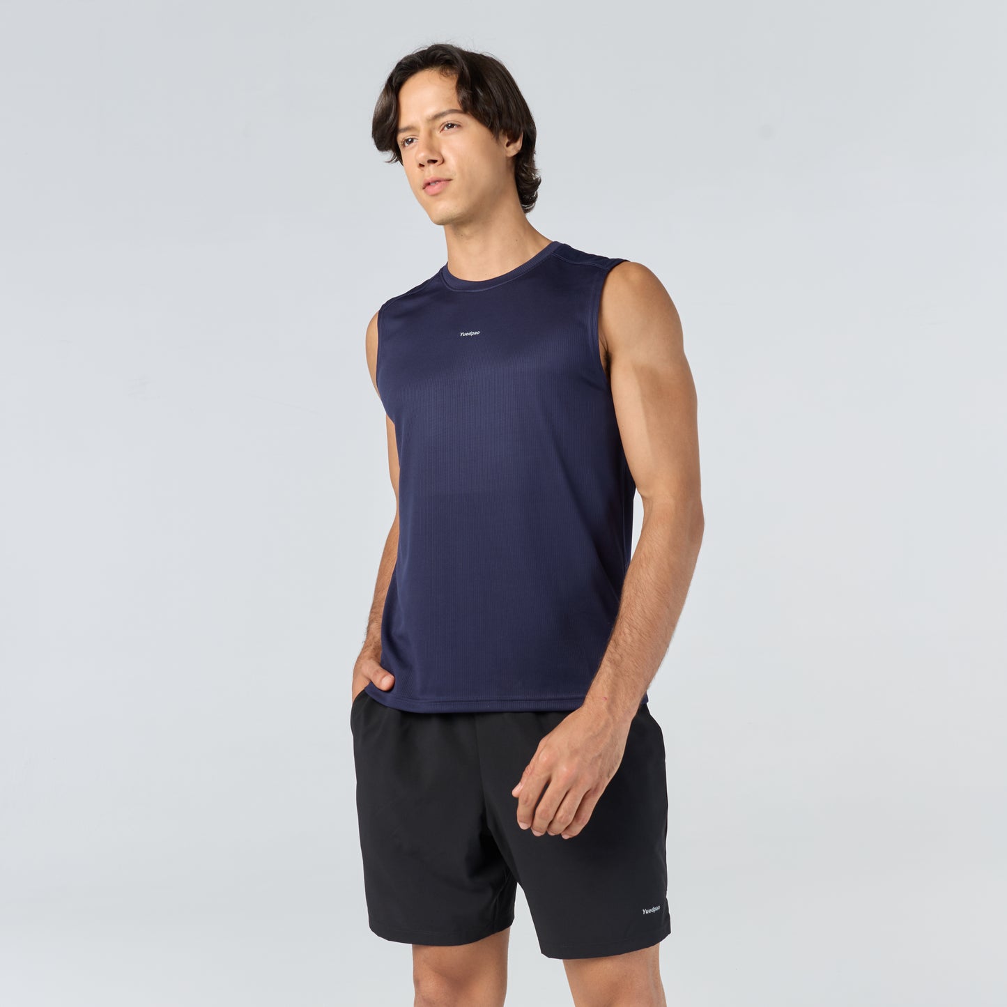 Ultra flow sleeveless sports_Navy Blue