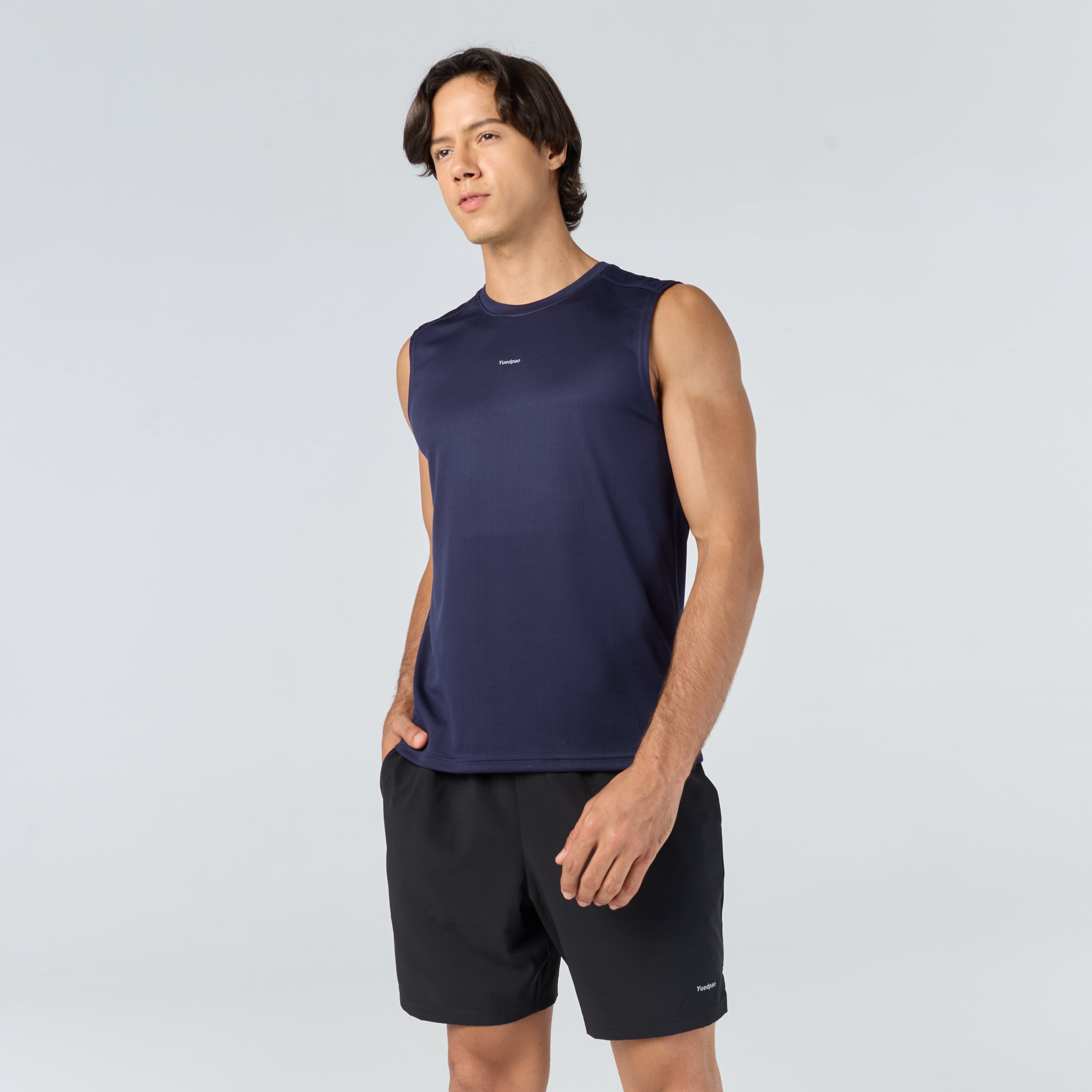 Ultra flow sleeveless sports_Navy Blue