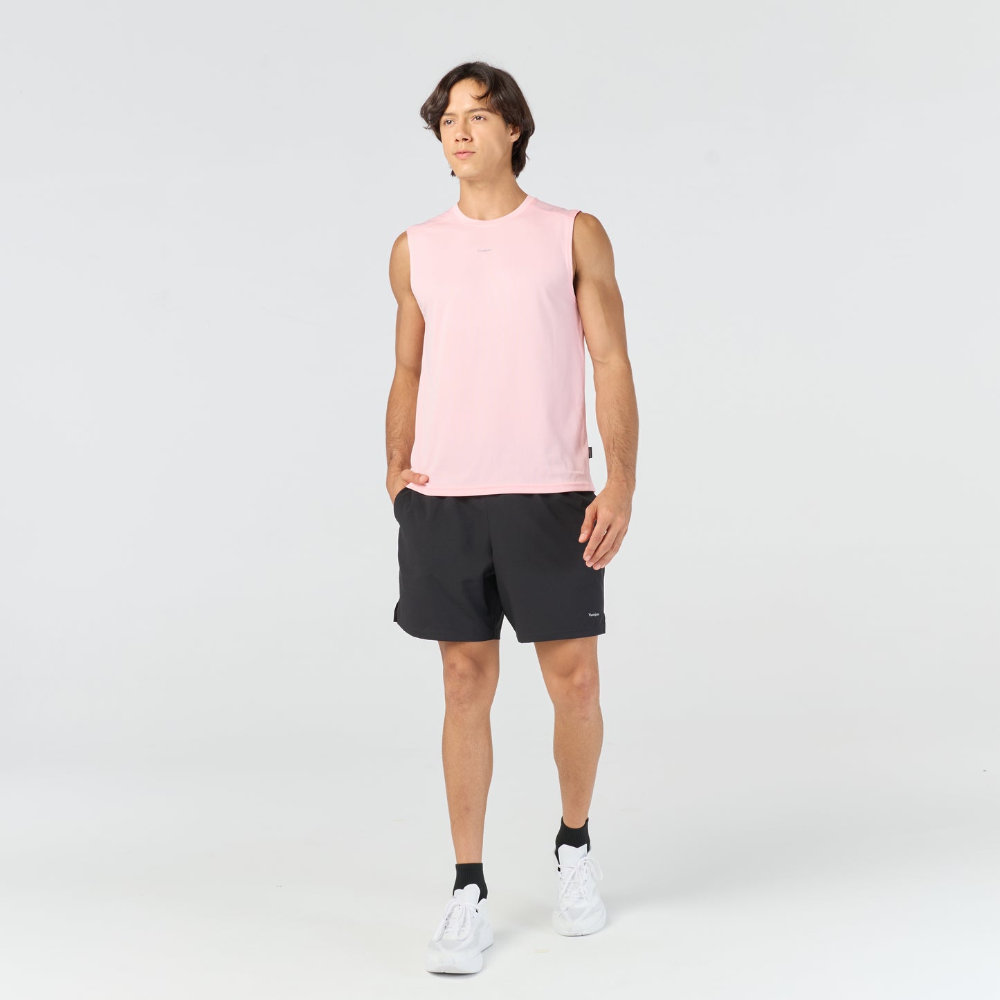 Ultra flow sleeveless sports_Pink Sunset