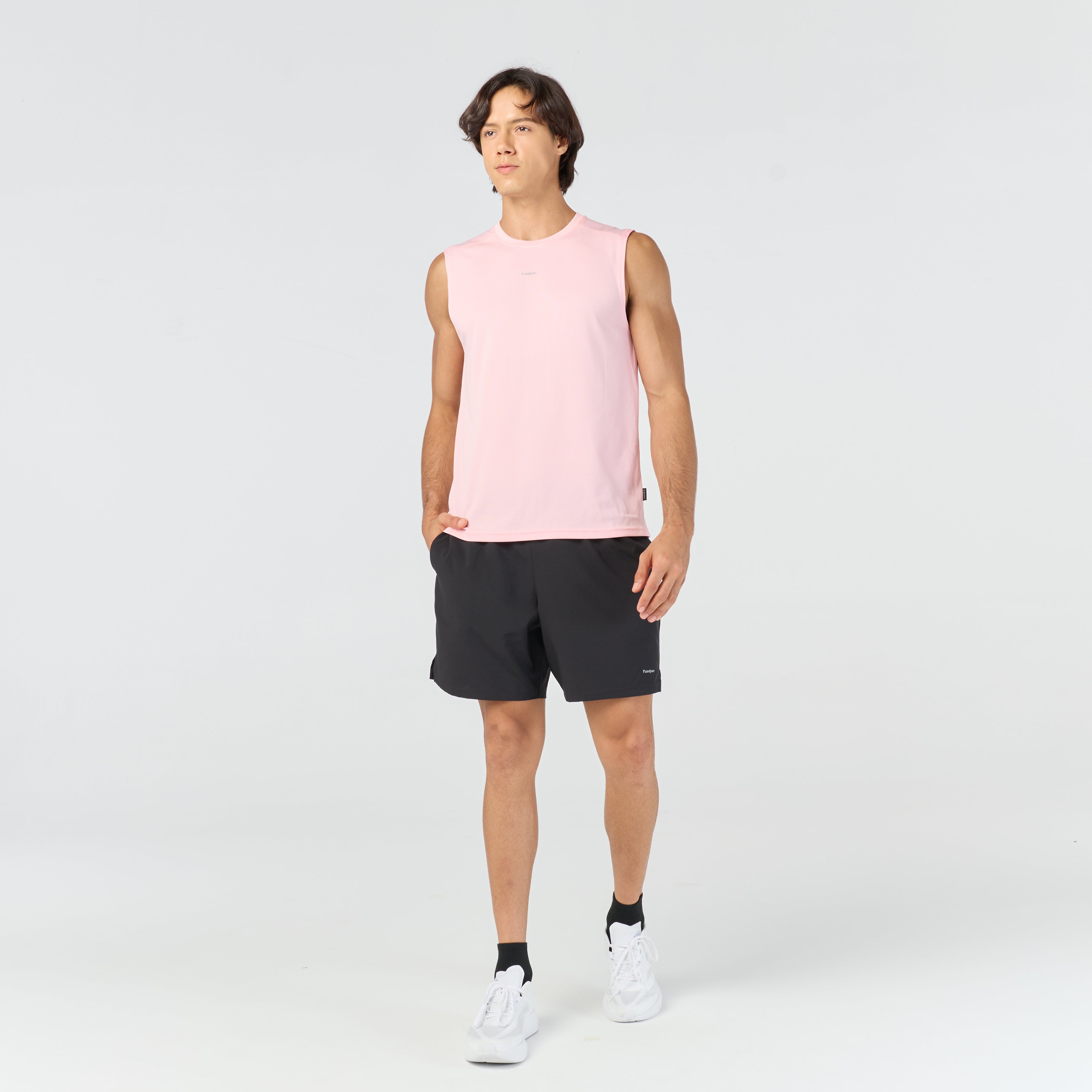 Ultra flow sleeveless sports_Pink Sunset