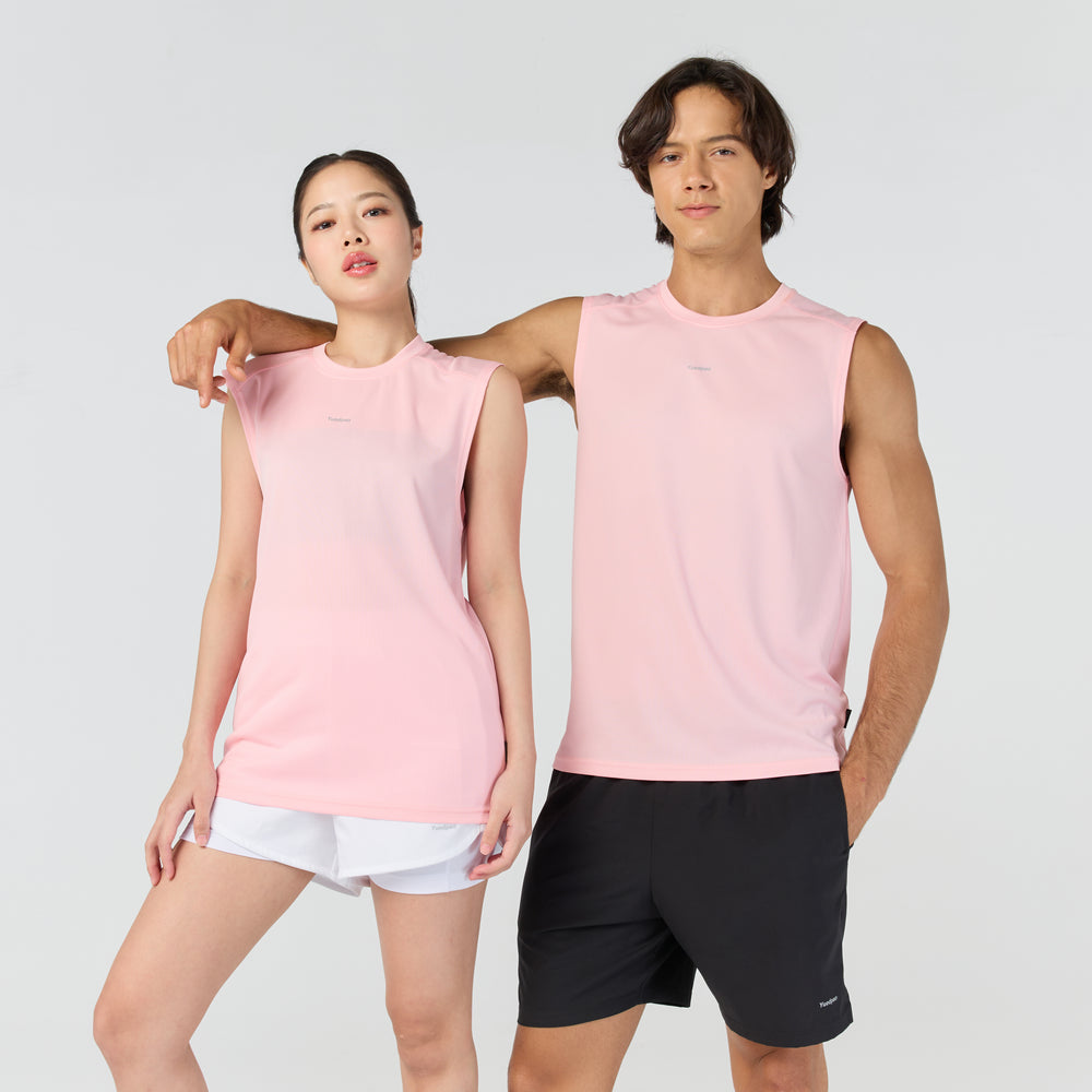 Ultra flow sleeveless sports_Pink Sunset