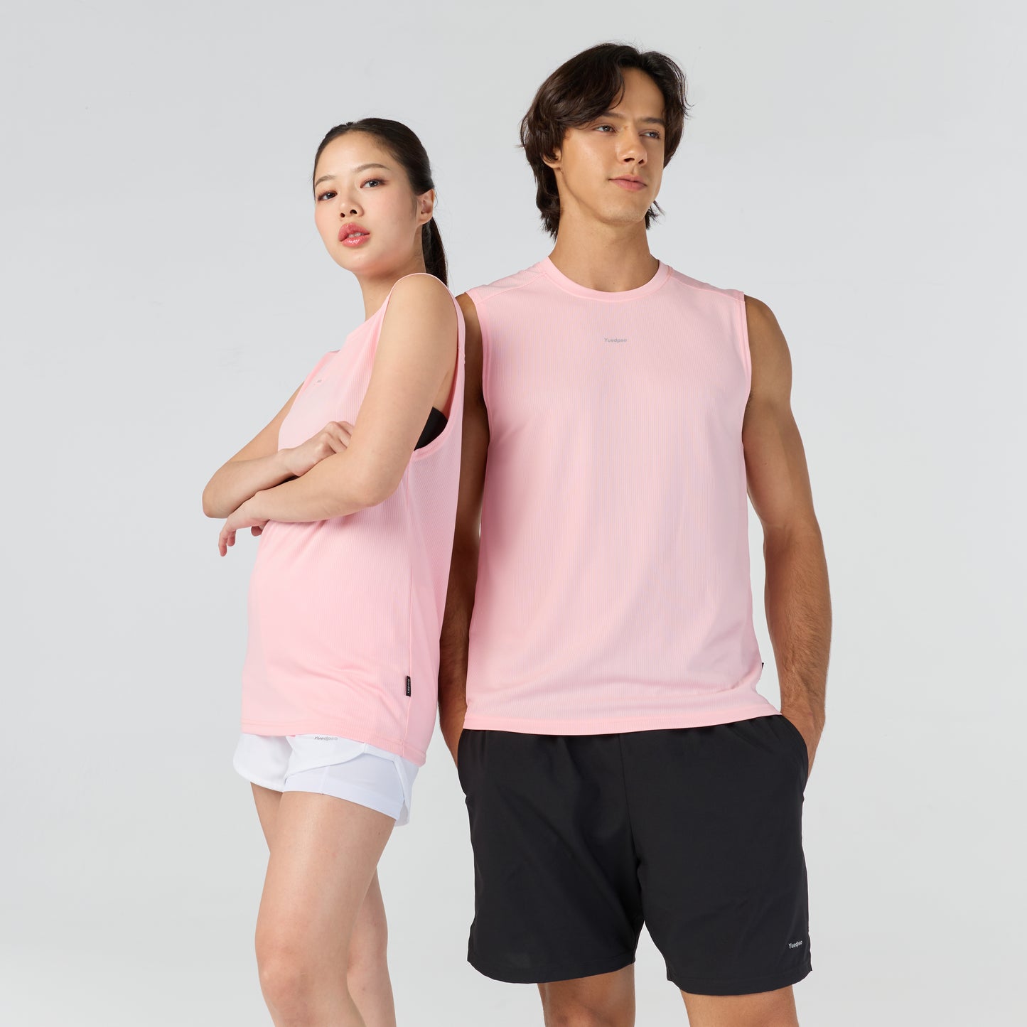 Ultra flow sleeveless sports_Pink Sunset