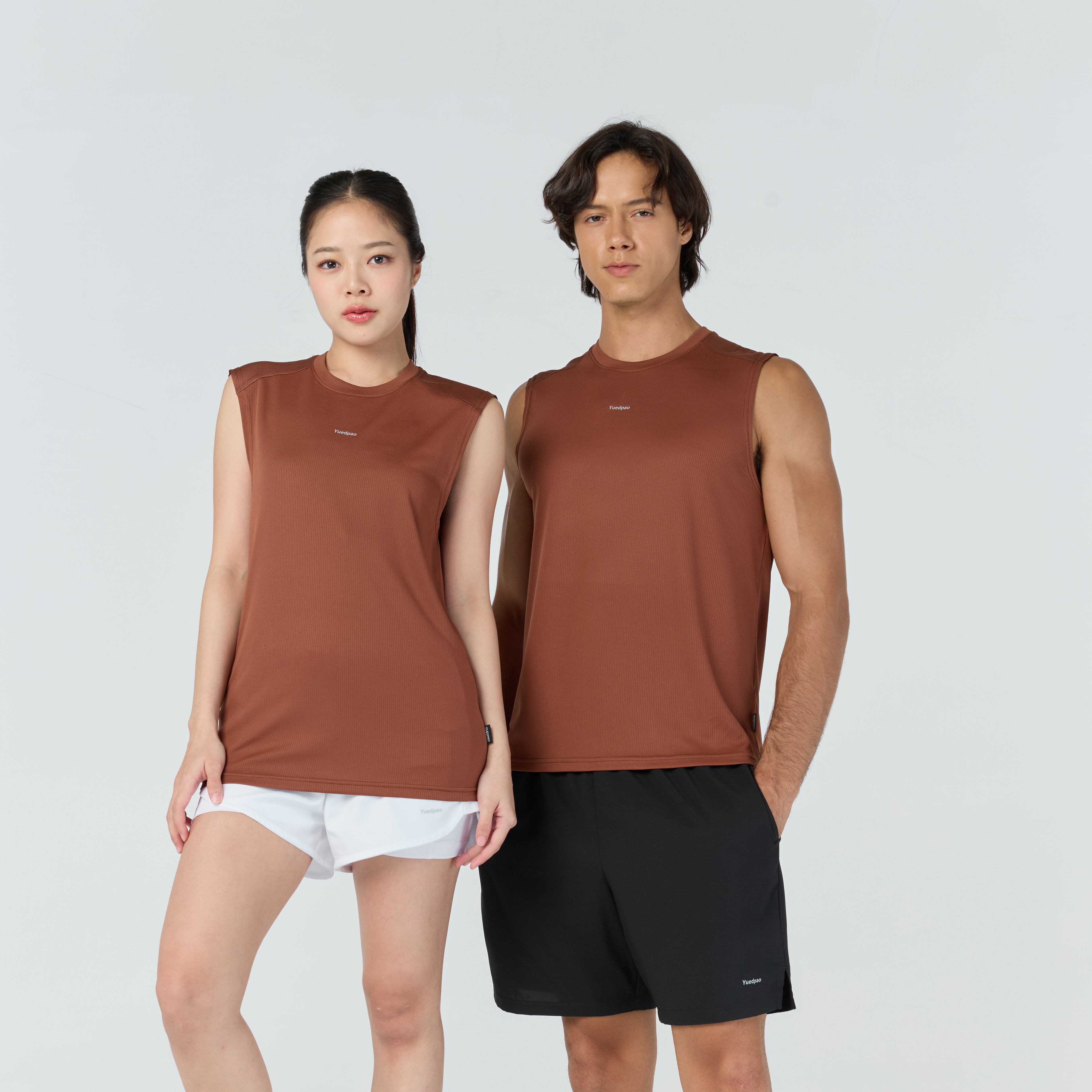 Ultra flow sleeveless sports_Warm Brown