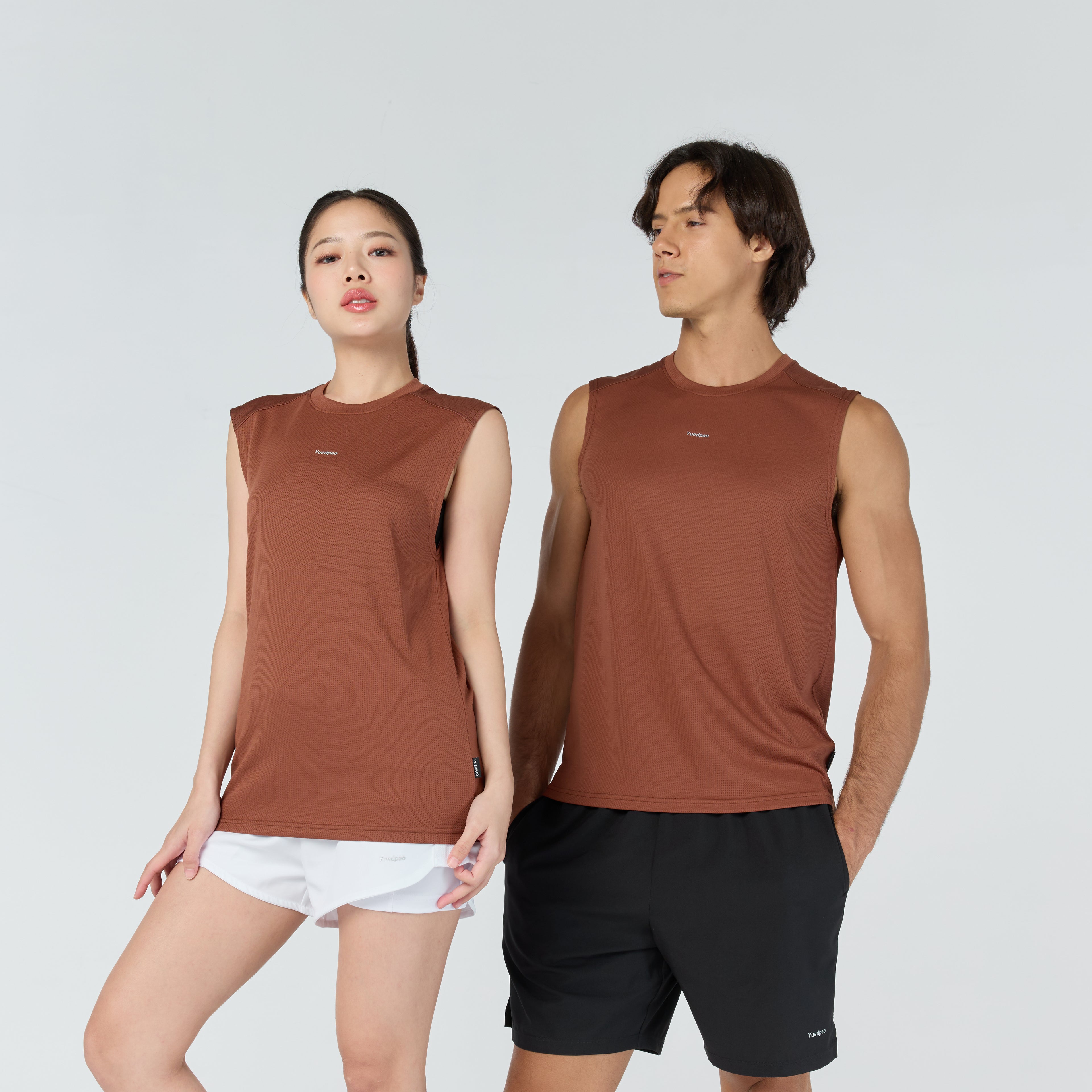 Ultra flow sleeveless sports_Warm Brown