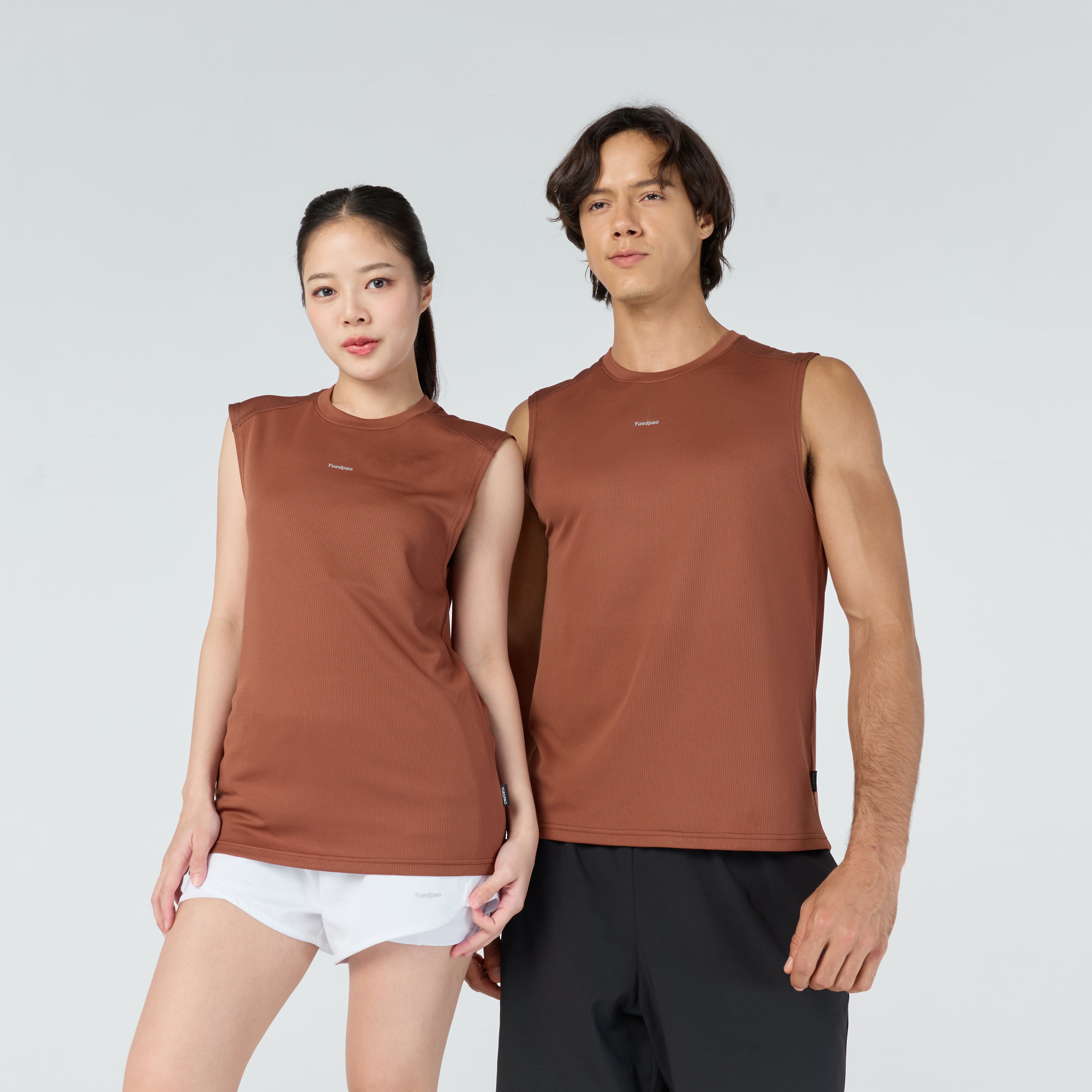 Ultra flow sleeveless sports_Warm Brown