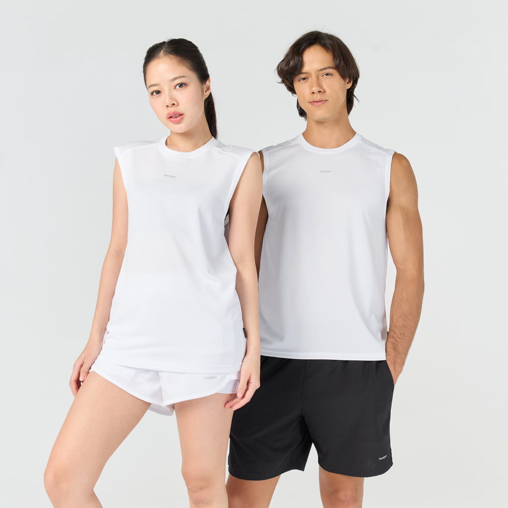 Ultra flow sleeveless sports_White
