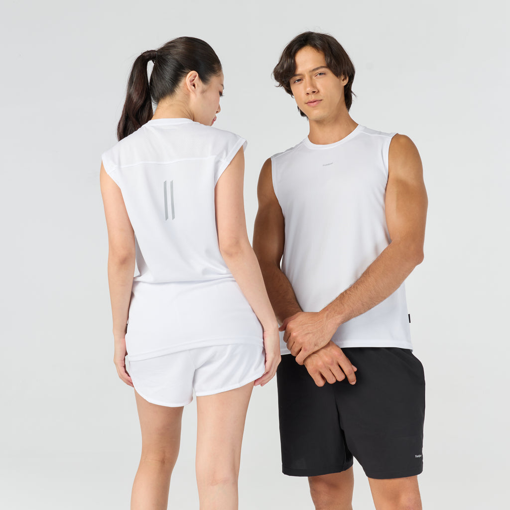 Ultra flow sleeveless sports_White