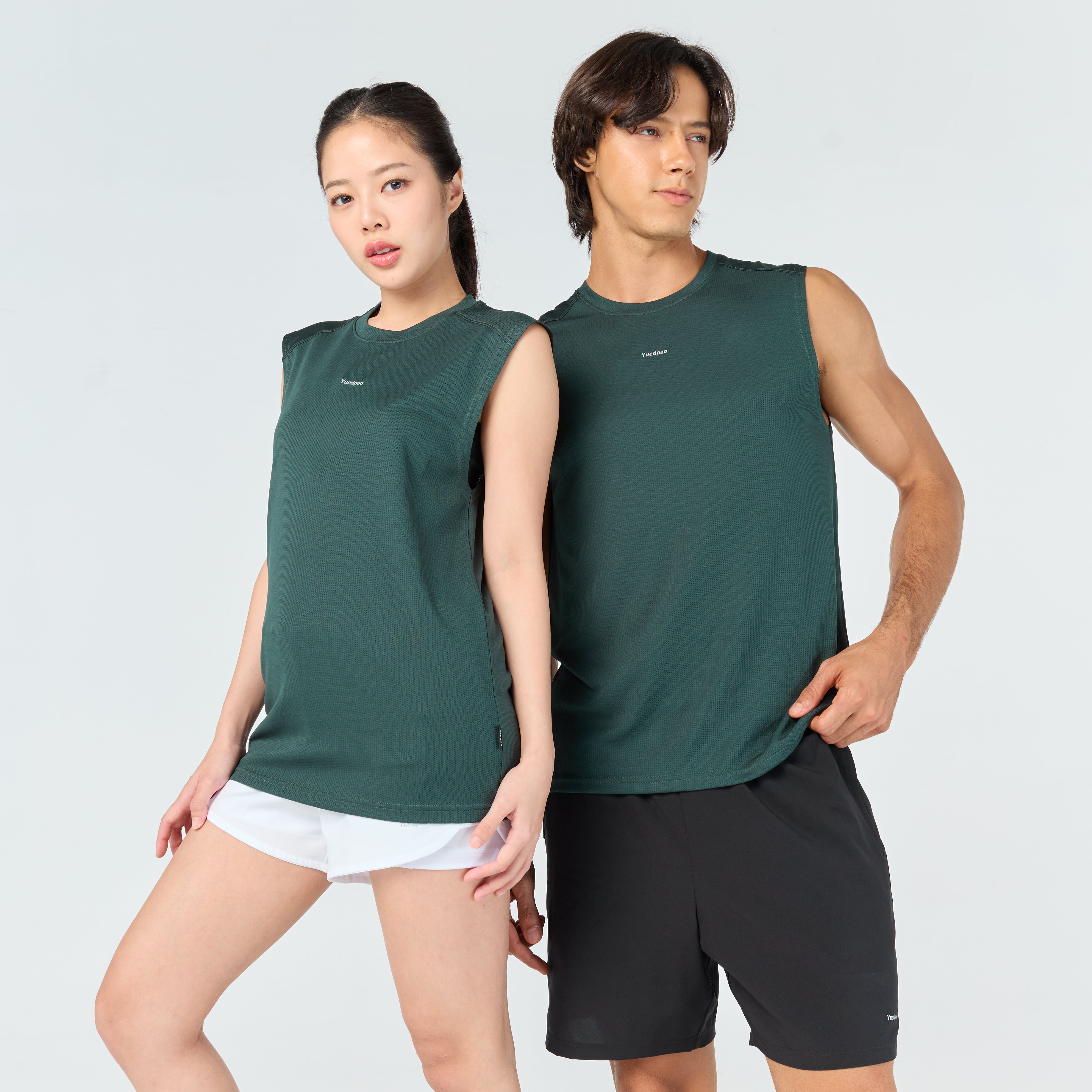 Ultra flow sleeveless sports_Green Calm