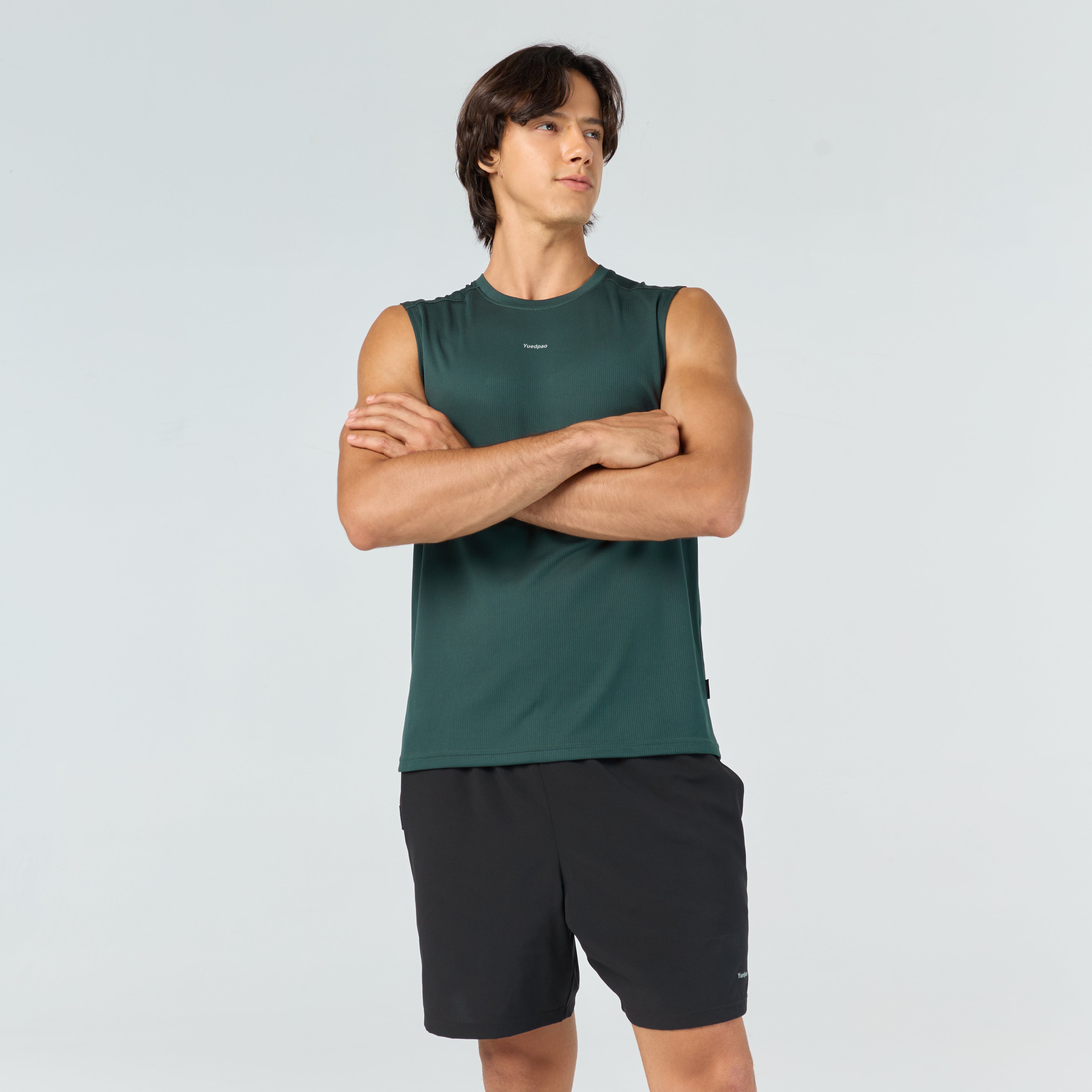 Ultra flow sleeveless sports_Green Calm