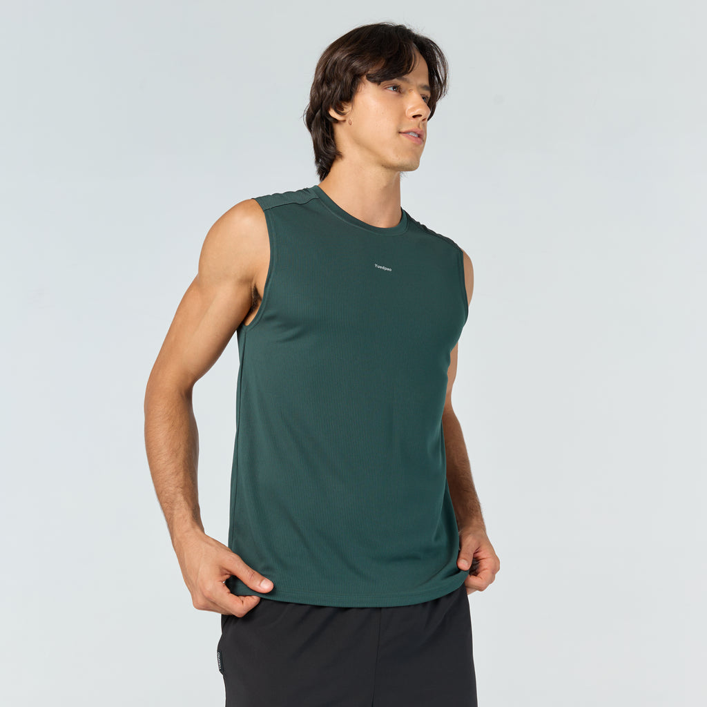 Ultra flow sleeveless sports_Green Calm