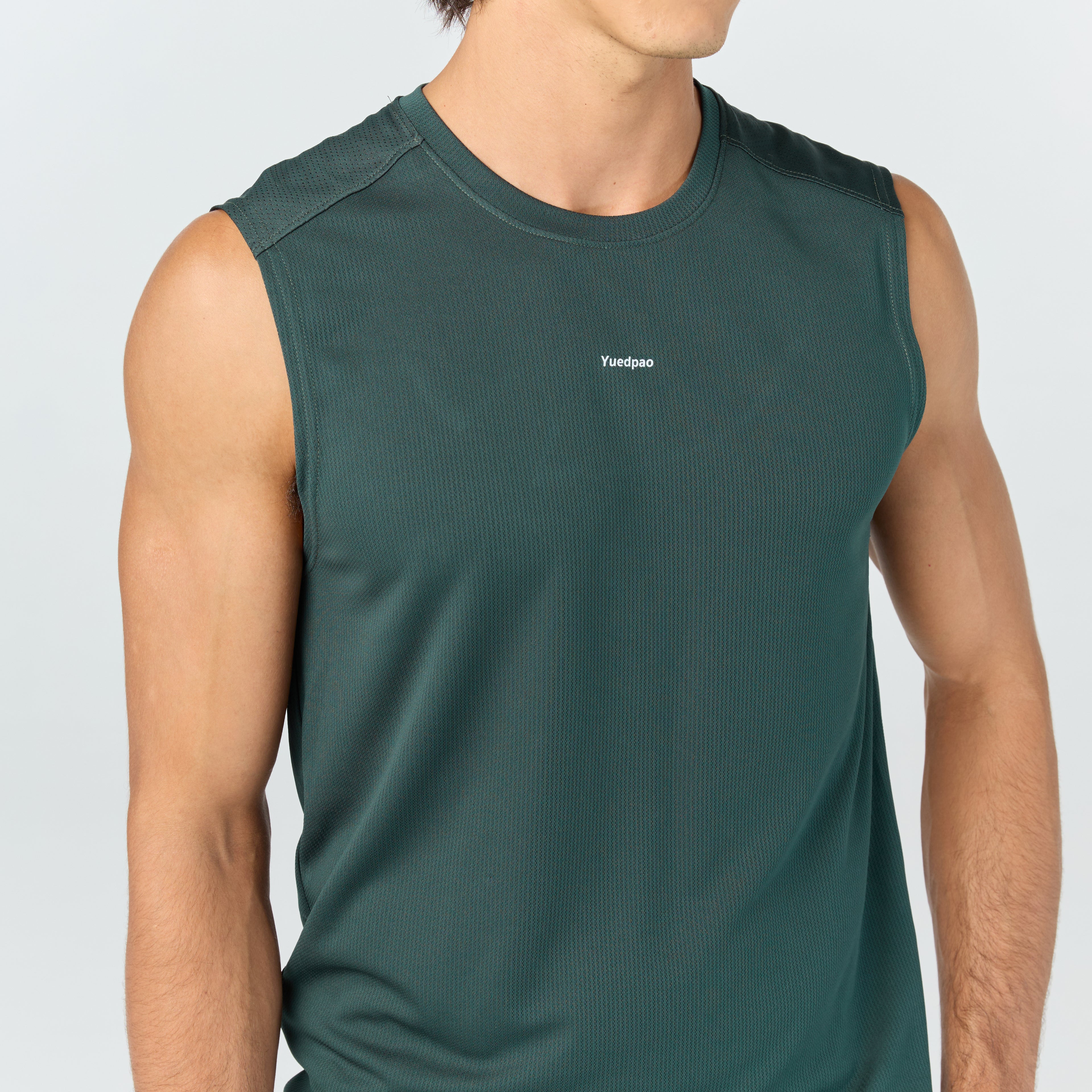 Ultra flow sleeveless sports_Green Calm