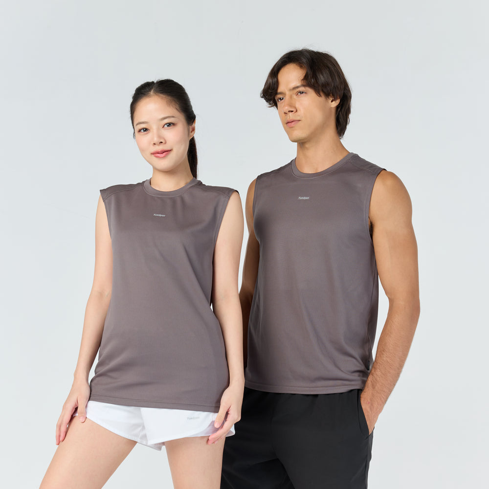 Ultra flow sleeveless sports_Dark Grey