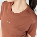 Ultra flow training shirt_Warm Brown