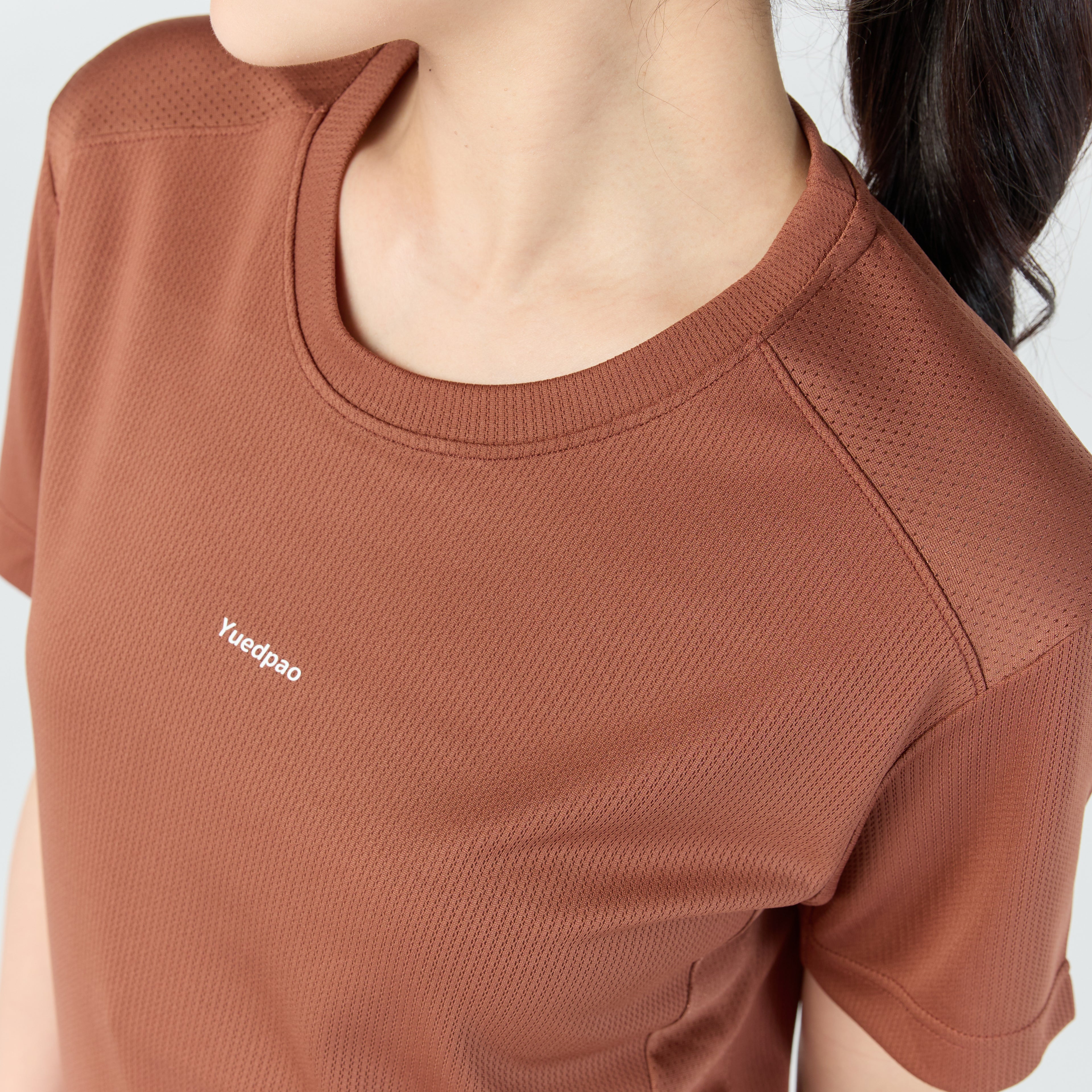 Ultra flow training shirt_Warm Brown