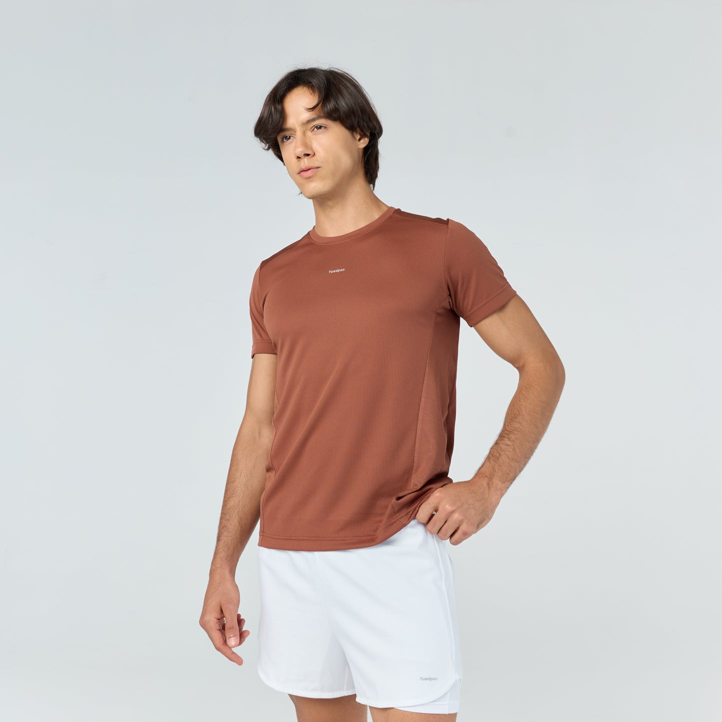Ultra flow training shirt_Warm Brown