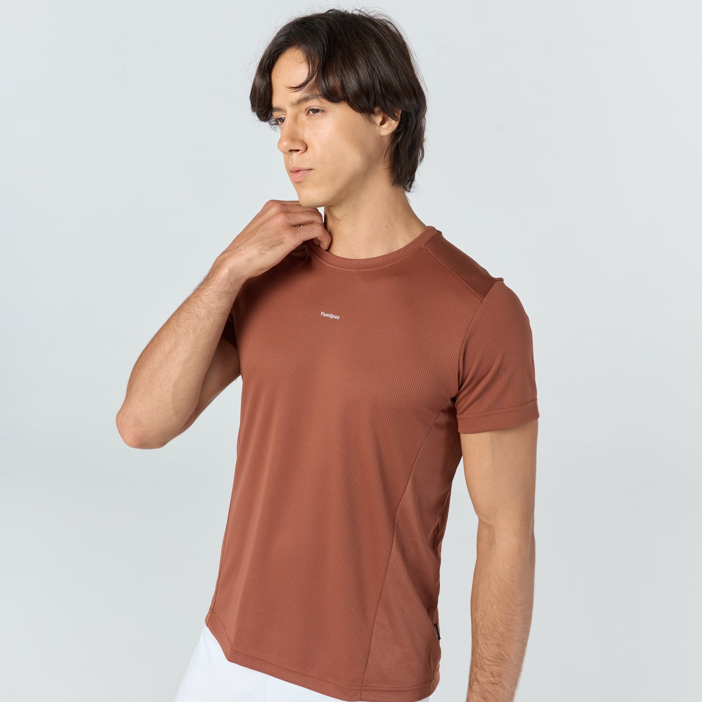 Ultra flow training shirt_Warm Brown