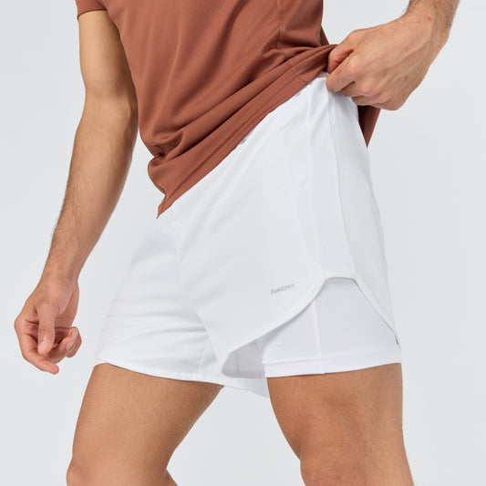 Ultra flow Running Shorts_White ( กางเกง )