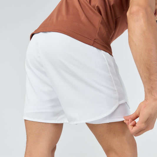 Ultra flow Running Shorts_White ( กางเกง )
