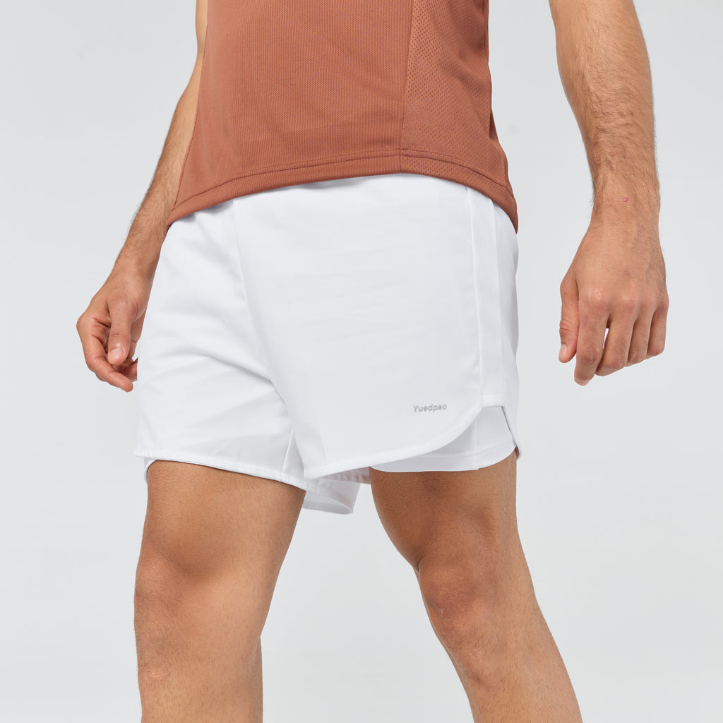 Ultra flow Running Shorts_White ( กางเกง )