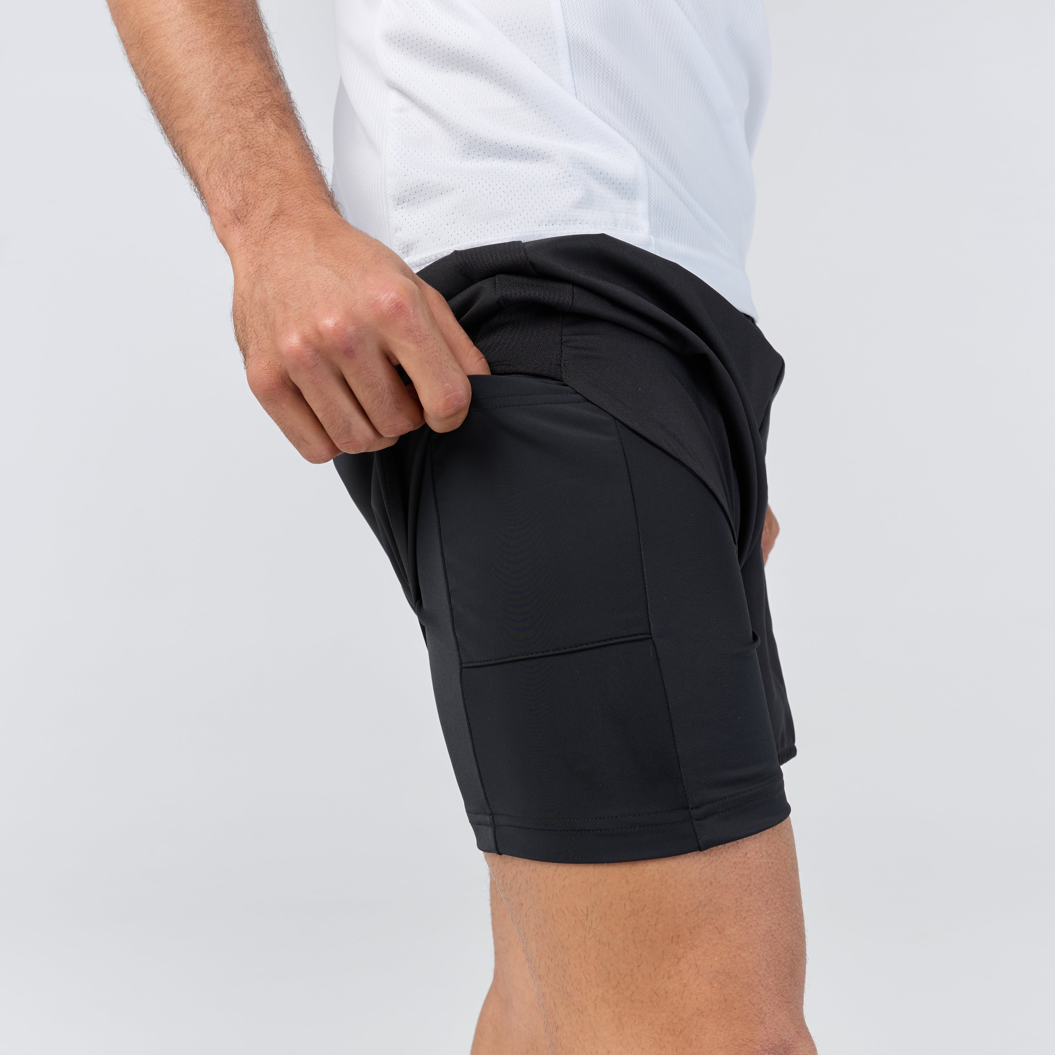 Ultra flow Running Shorts_Black ( กางเกง )