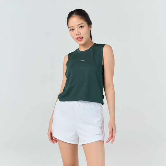Ultra flow sleeveless crop sport_Green Calm