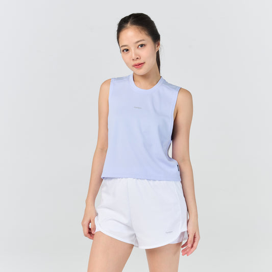 Ultra flow sleeveless crop sport_Cool Sky