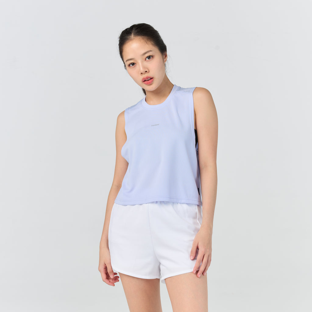 Ultra flow sleeveless crop sport_Cool Sky
