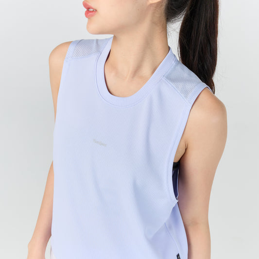 Ultra flow sleeveless crop sport_Cool Sky