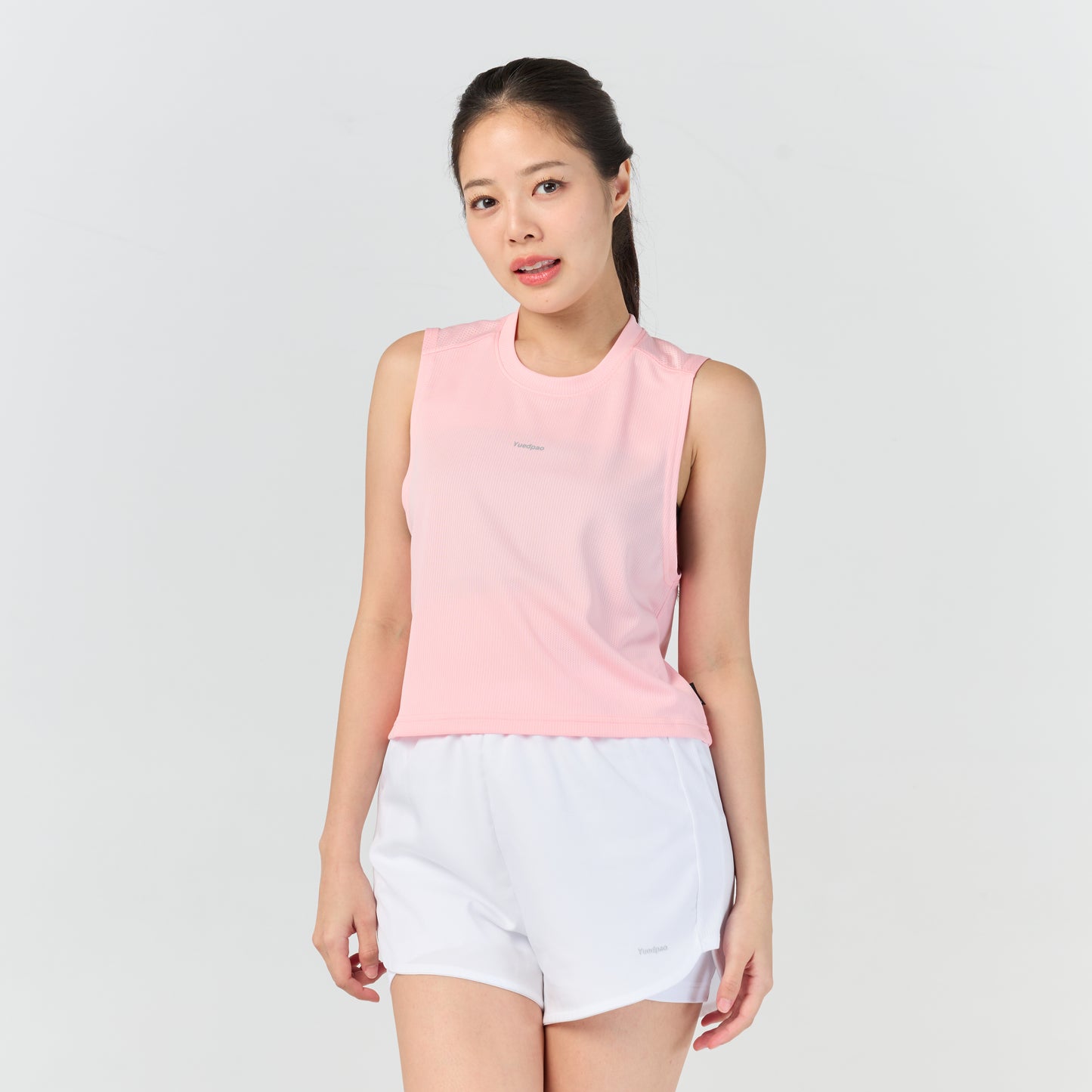 Ultra flow sleeveless crop sport_Pink Sunset