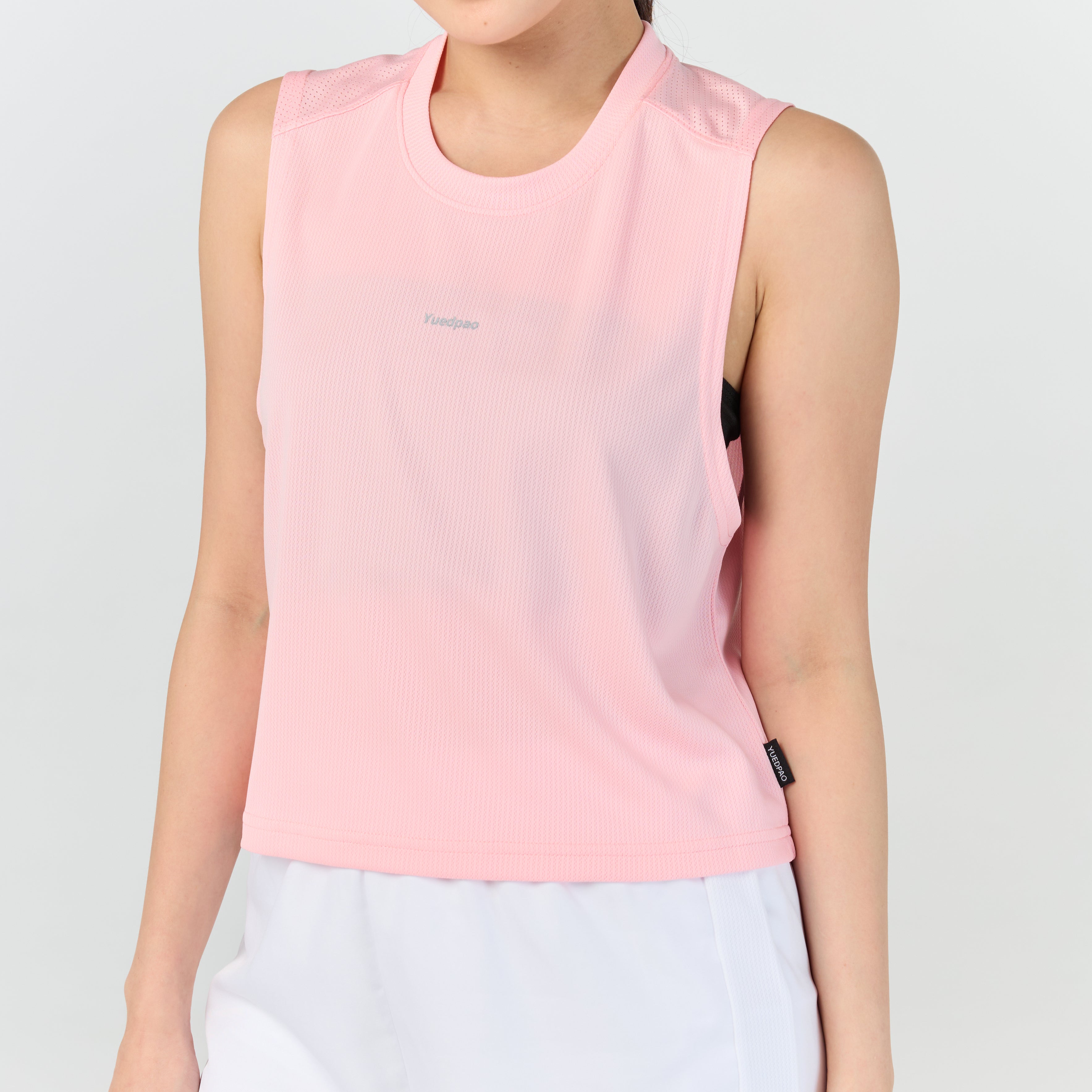 Ultra flow sleeveless crop sport_Pink Sunset