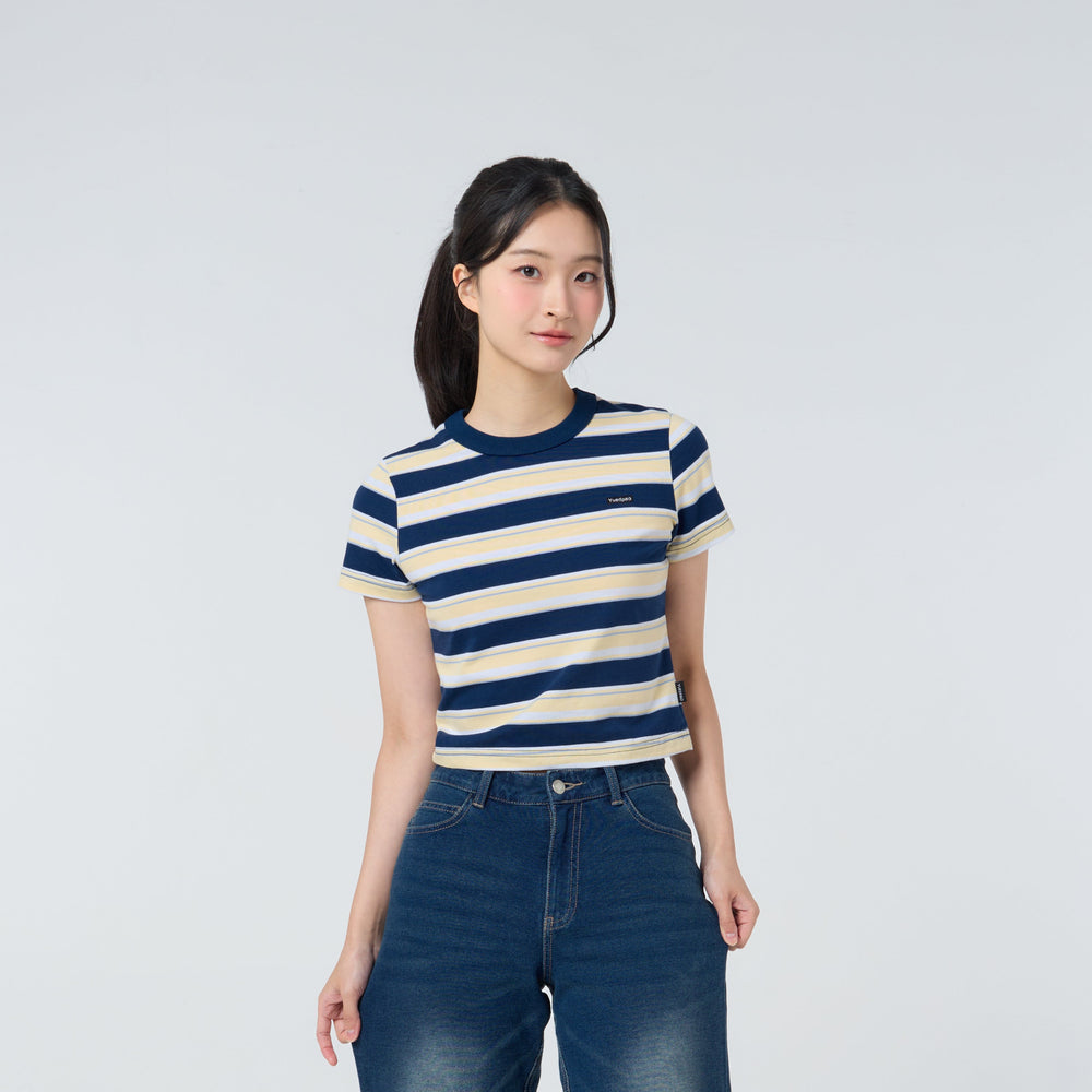 Babytee Striped_Classic Navy