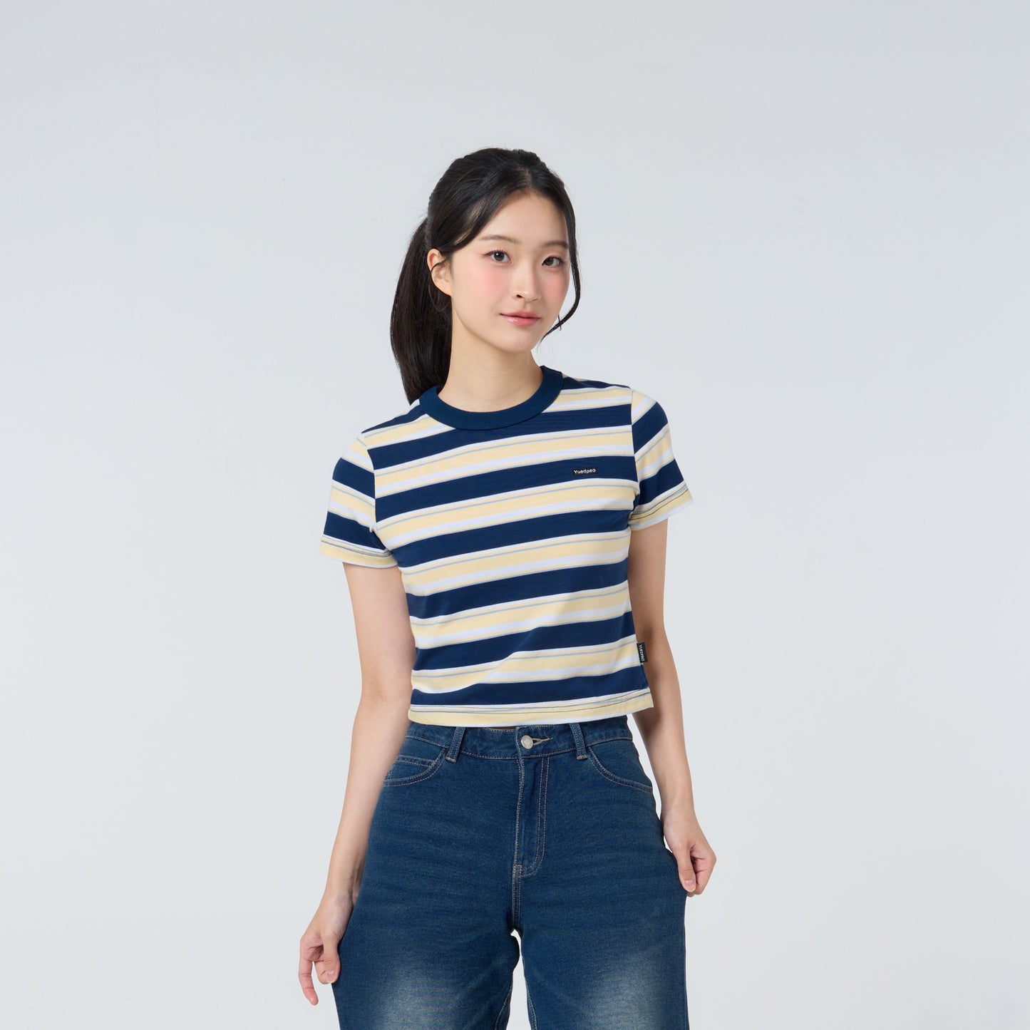 Babytee Striped_Classic Navy
