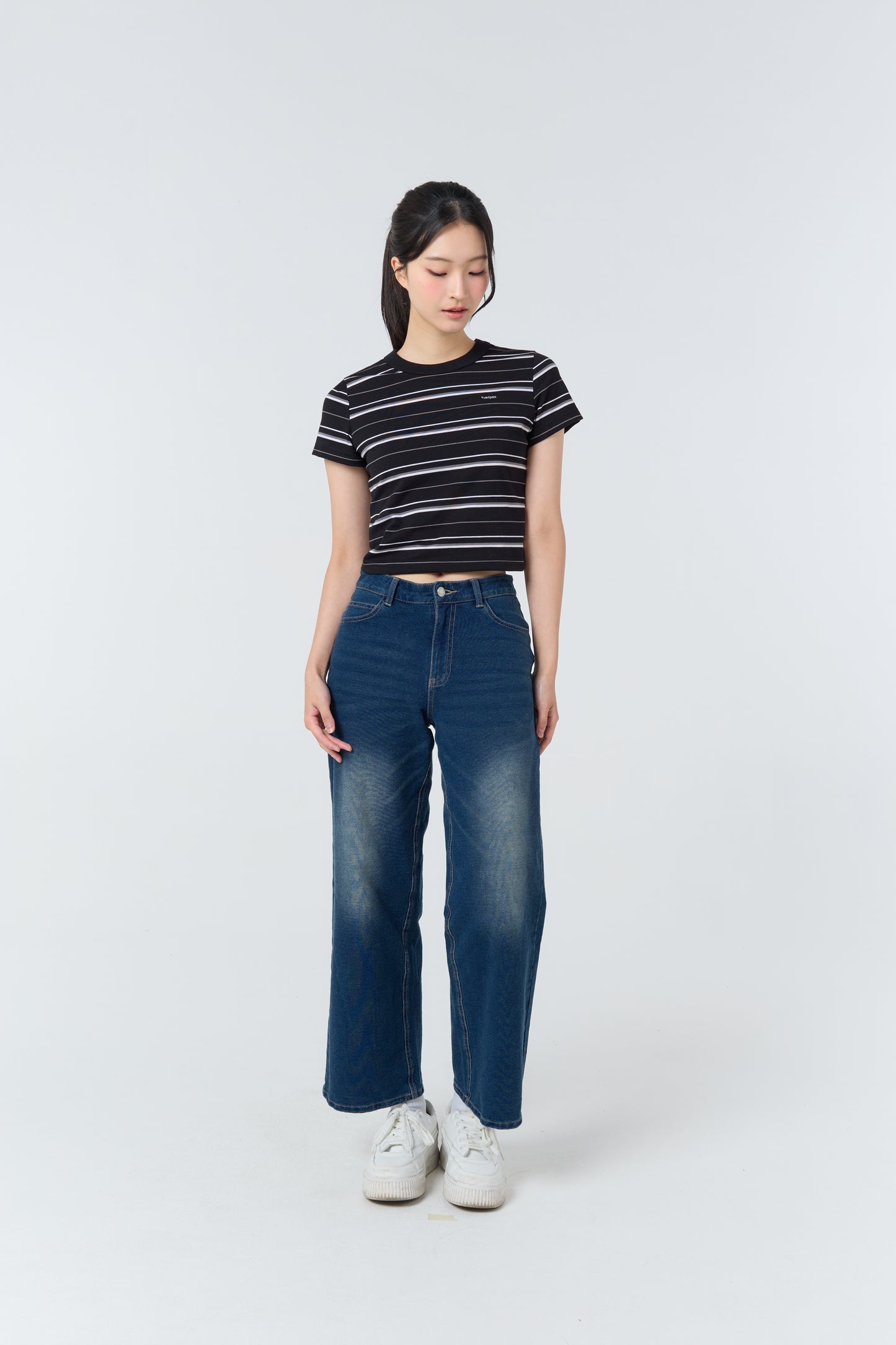 Babytee Striped_Classic Black