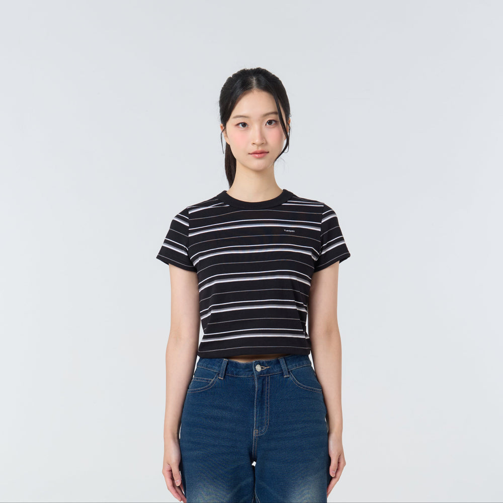Babytee Striped_Classic Black