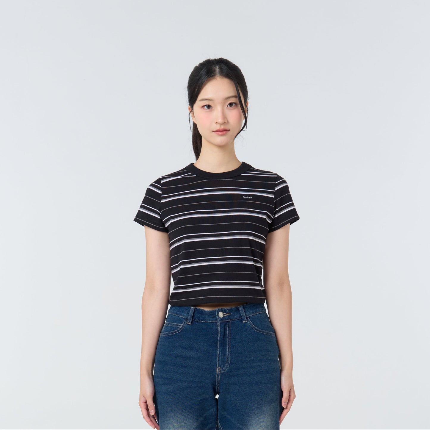 Babytee Striped_Classic Black