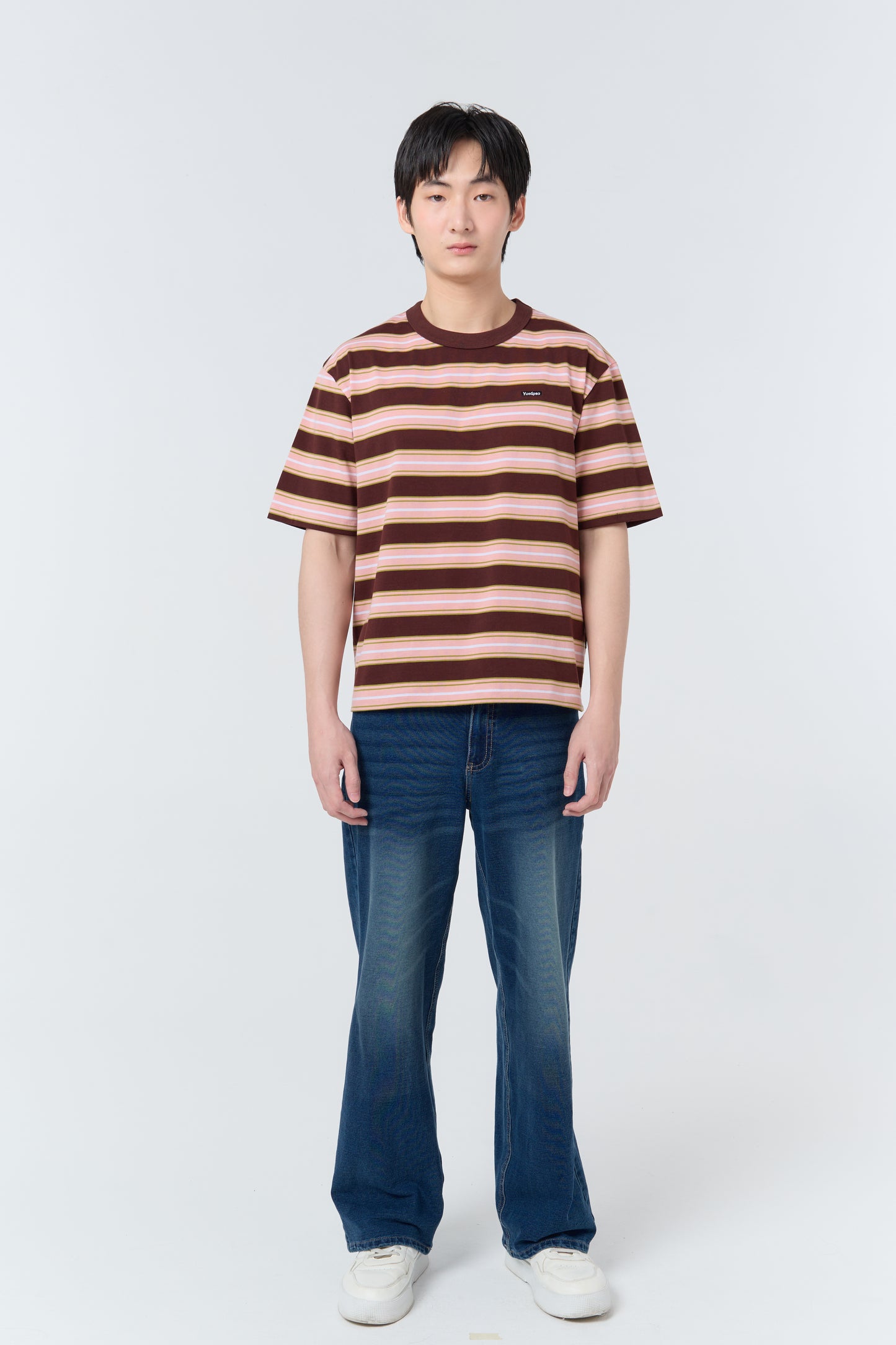 Oversize Striped_Rosewood