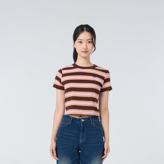 Babytee Striped_Rosewood