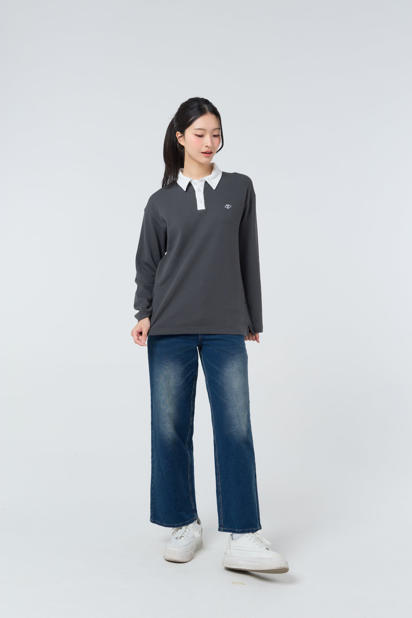 Polo LongSleeve Y Collection_Grey